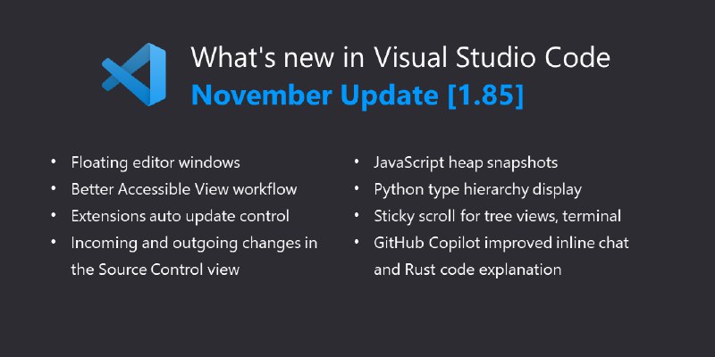 November 2023 (version 1.85)