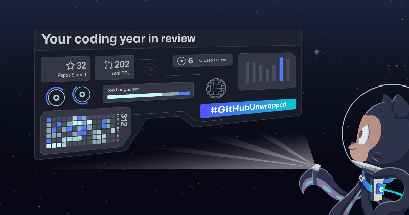 #GitHubUnwrapped - Your coding year in review