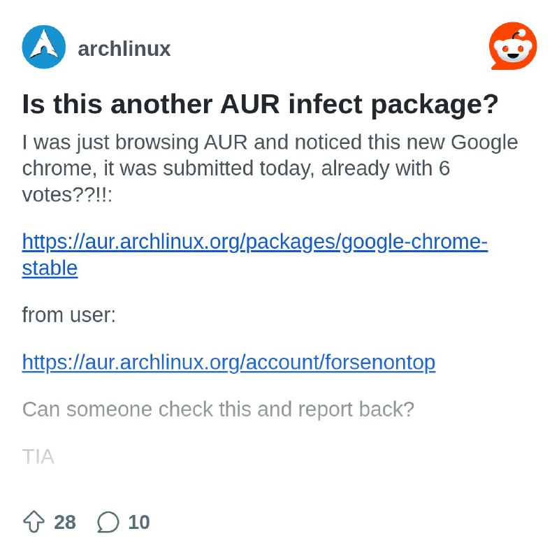 From the archlinux community on Reddit