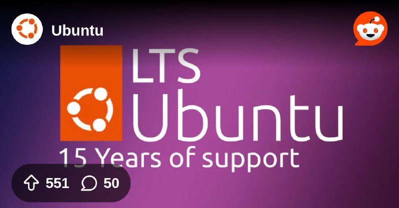 From the Ubuntu community on Reddit: All LTS versions of Ubuntu now enjoy 15 years of support. 🥳