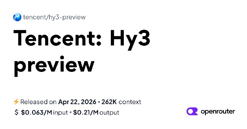 Hy3 preview - API Pricing & Benchmarks
