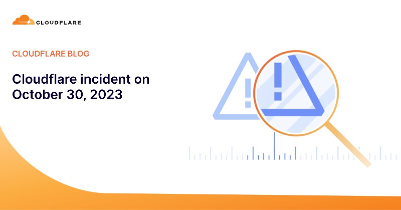 Cloudflare incident on October 30, 2023