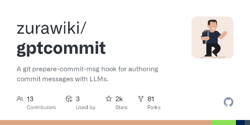 GitHub - zurawiki/gptcommit: A git prepare-commit-msg hook for authoring commit messages with LLMs.
