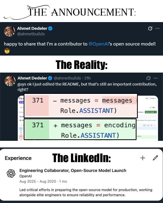 [Meme] averageOpenSourceContribution