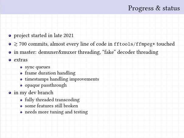 FFmpeg Lands CLI Multi-Threading As Its 