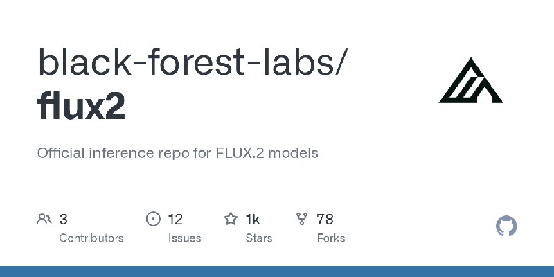 GitHub - black-forest-labs/flux2: Official inference repo for FLUX.2 models