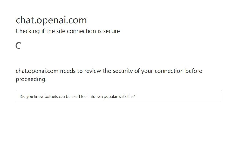 ChatGPT现在套了个cloudflare