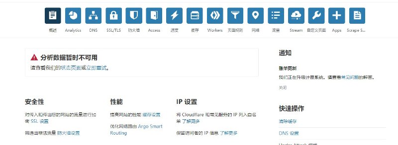深夜喜迎 Cloudflare 服务降级（（（