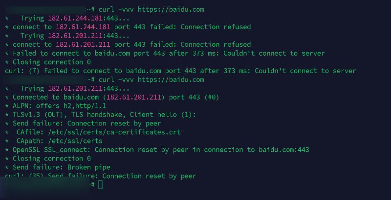 目前境内到境外、境外到境内的访问双向 RST目前境内到境外、境外到境内的访问双向 RST