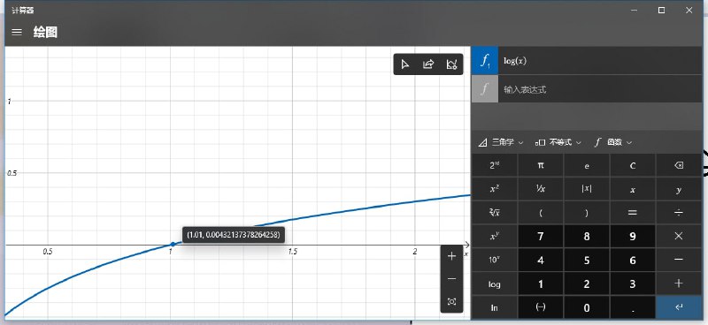 #火星情报局Win10 自带计算器不知道什么时候更新了个绘图功能，在侧边栏可以进入