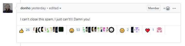 在Notepad++的issue中混进了一条奇怪的spam 