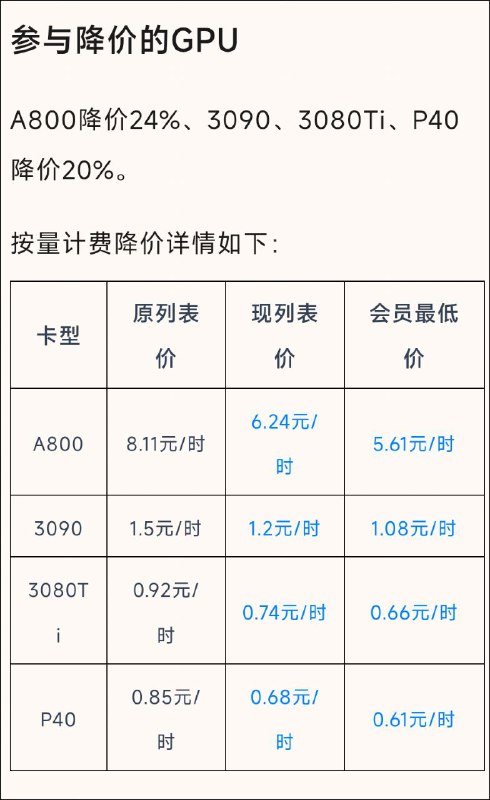 定价追着Autodl杀的来了