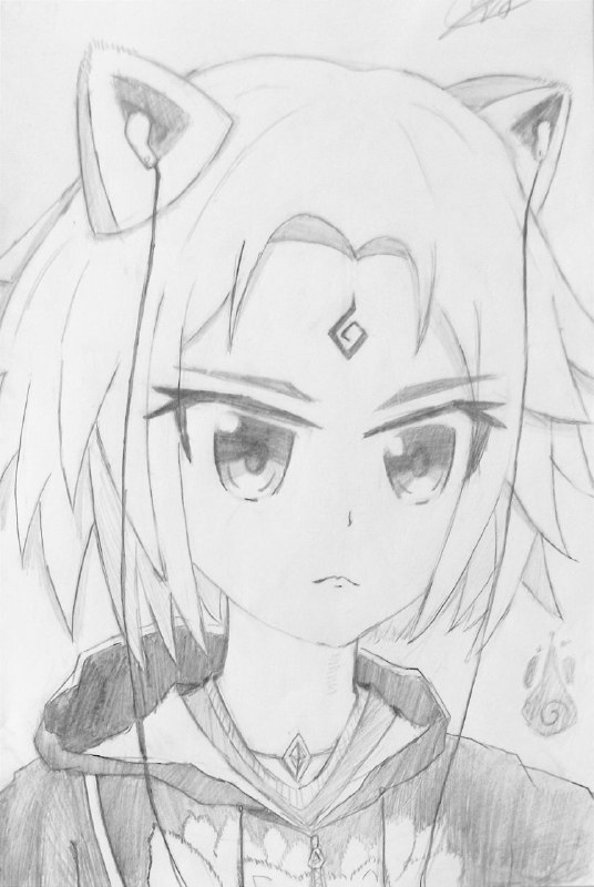 同学给我手画了个头像，你群觉得咋样*第一二张是我初处理过的同学给我手画了个头像，你群觉得咋样*第一二张是我初处理过的