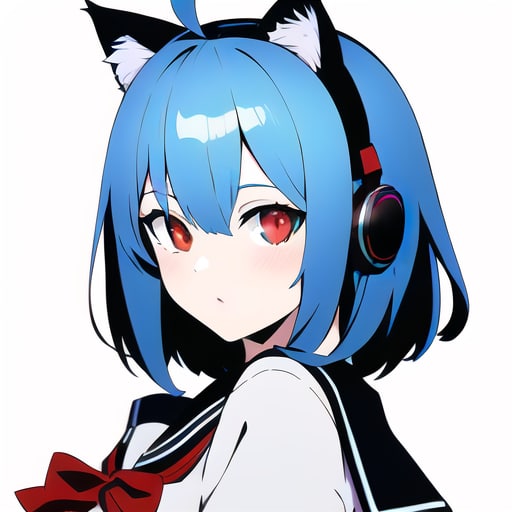 我会玩 Inpaint 啦！拿原头像迭代了若干次后调出来个比较满意的头像（