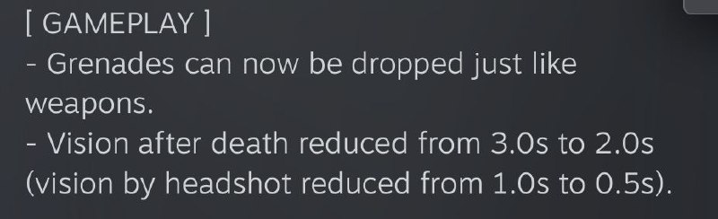 我超，史诗级更新手榴弹能扔了中门对狙没了我超，史诗级更新手榴弹能扔了中门对狙没了