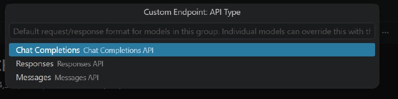 新的 VSCode 中的 Github Copilot 已支持 Custom Endpoint 了😰